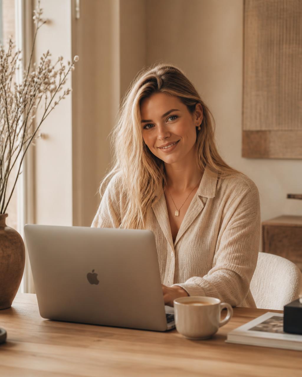 De Slimmer met AI gids op een bureau met koffie